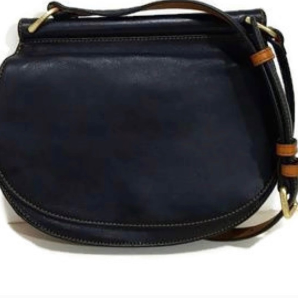 Vera Bradley Gallatin Leather Saddle Bag